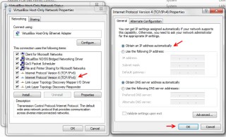 konfigurasi ip address dhcp client window